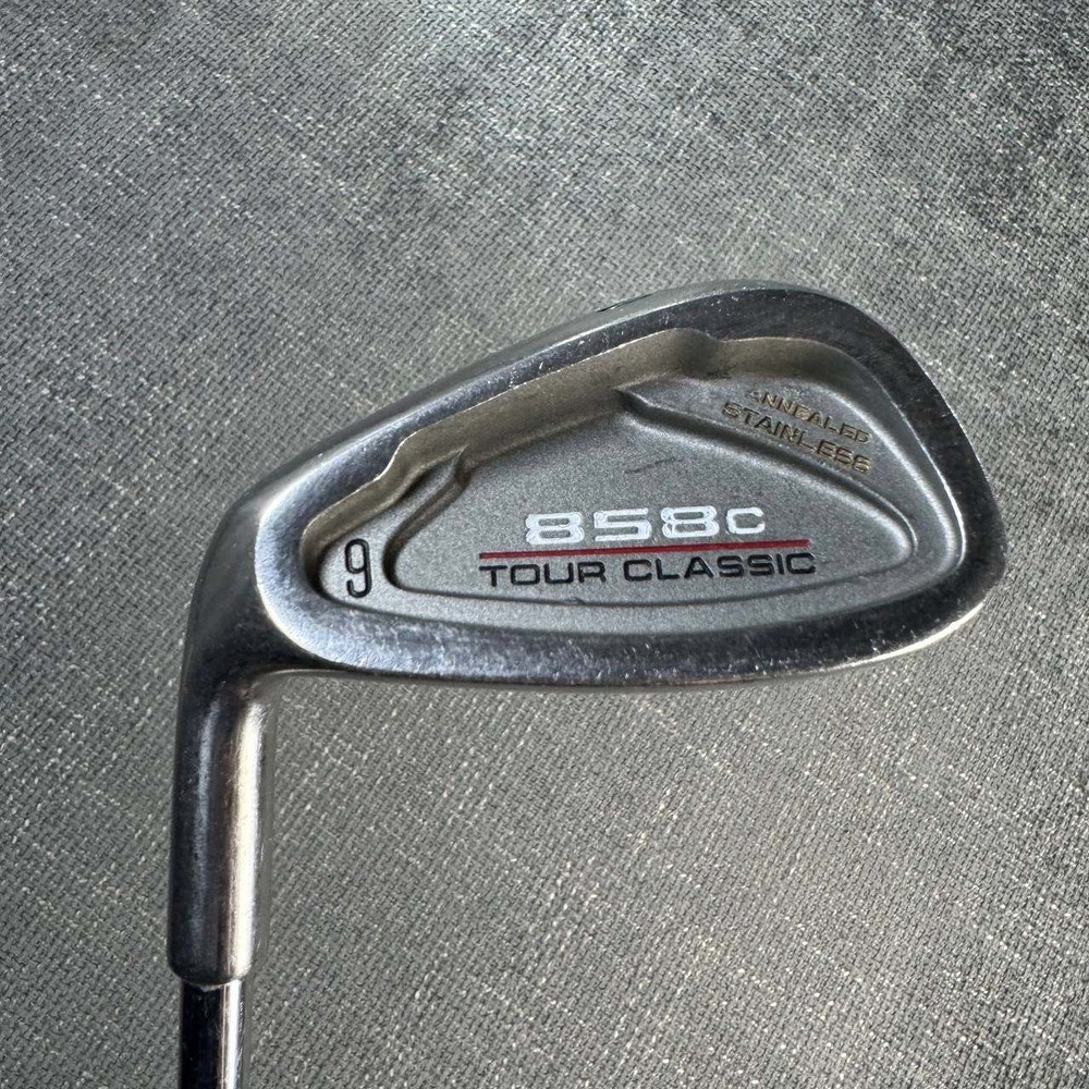 Tour Classic 858c 9 Iron Single Golf Club Right Hand Steel Shaft Silver